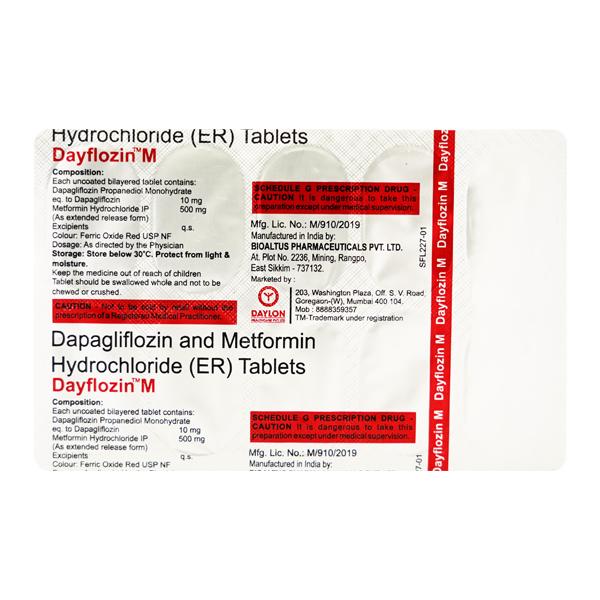 DAYFLOZIN M Tablet 10's