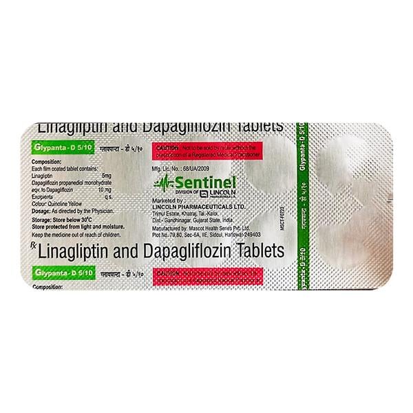 GLYPANTA D 5/10 Tablet 10's