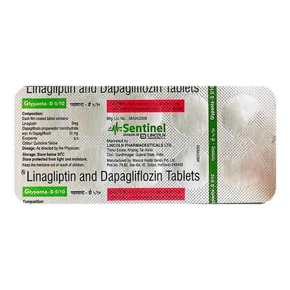 GLYPANTA D 5/10 Tablet 10's