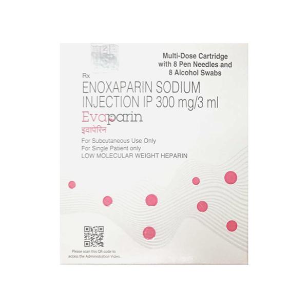 EVAPARIN (8 PEN NEEDLES+8 ALCOHOL SWABS) Injection 3ml