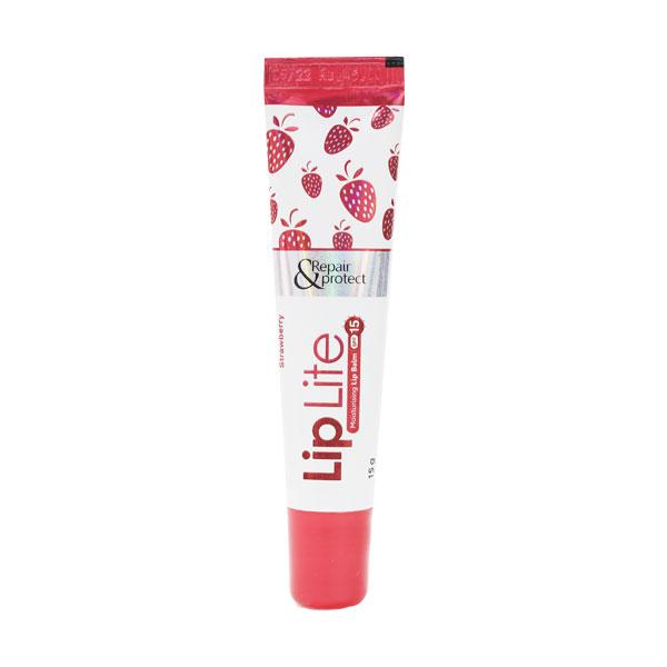 LIP LITE STRAWBERRY FLAVOUR SPF 15 MOISTURISING Lip Balm 15gm