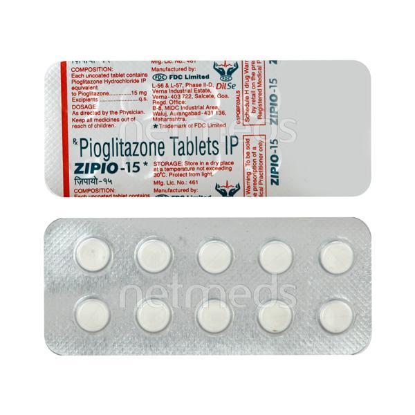 Zipio 15mg Tablet 10'S