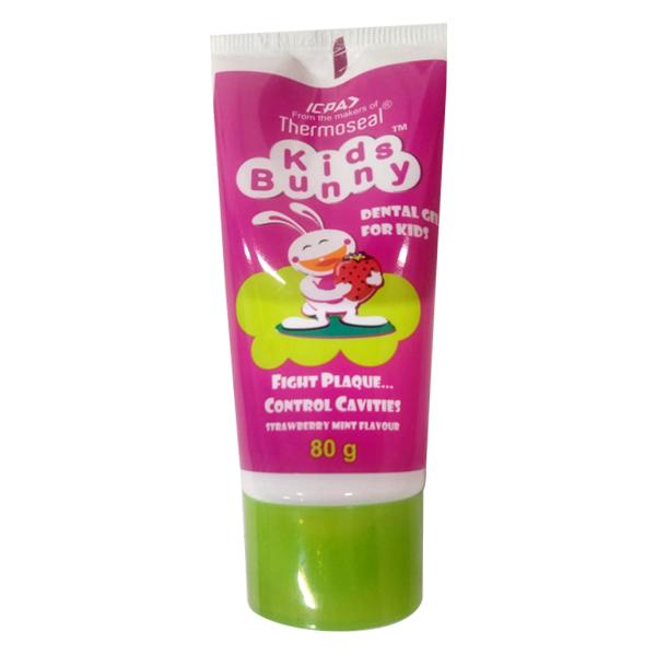 Kids Bunny Strawberry Mint Flavour Dental Gel 80gm