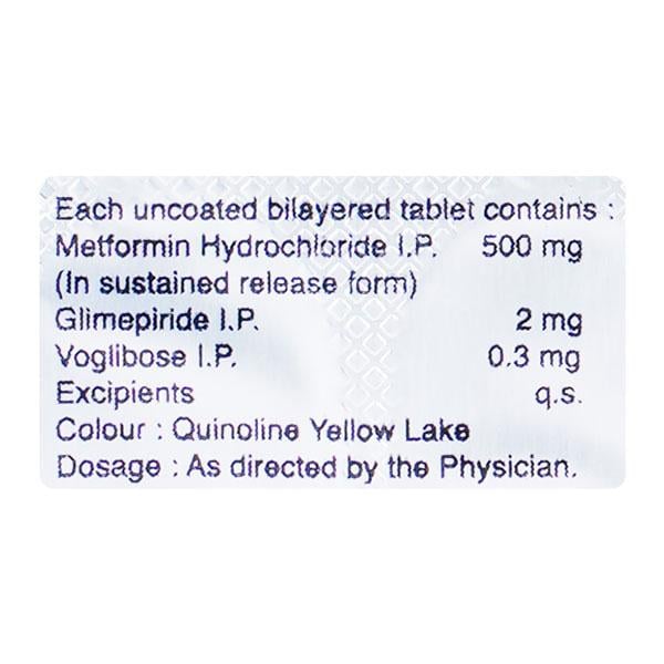 Trivoglitor Forte 2mg Tablet 10'S