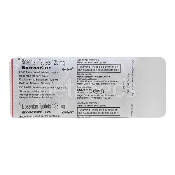Bosenat 125mg Tablet 10'S