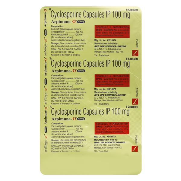 Arpimune O 100mg Capsule 5'S