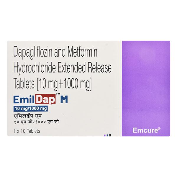 EMILDAP M 10/1000 Tablet 10's