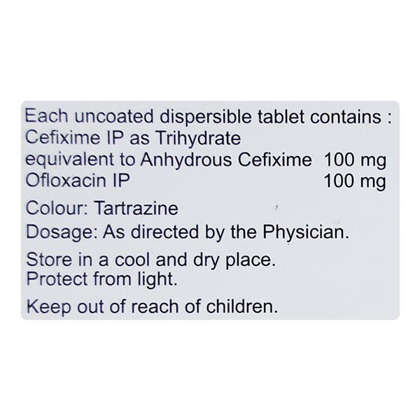 Cefolac O DT 100mg Tablet 10'S