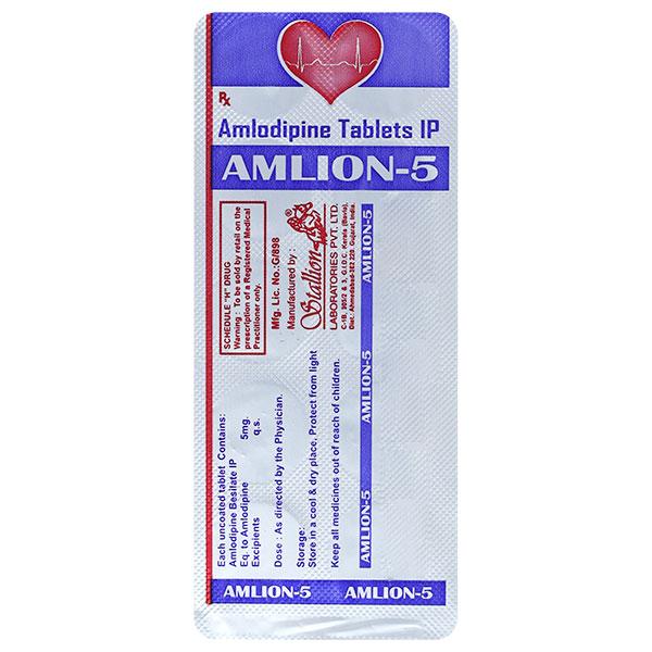 AMLION 5mg Tablet 10's