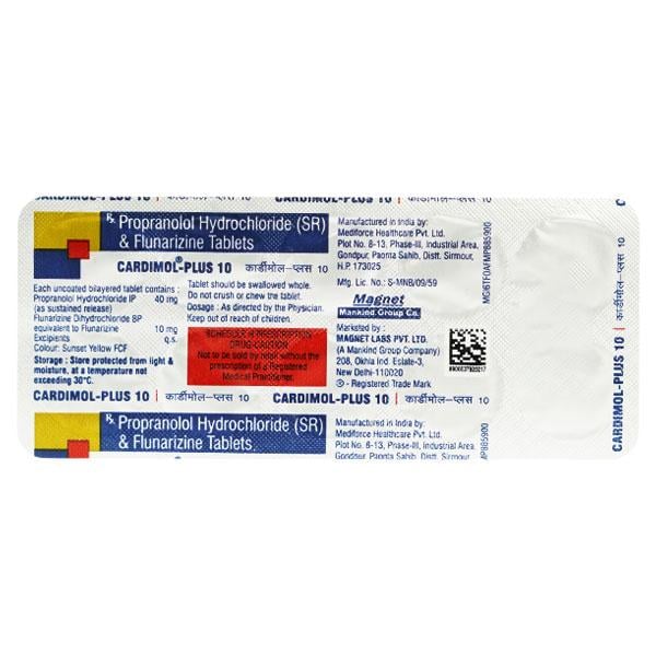 Cardimol Plus 10/40mg Tablet 10'S