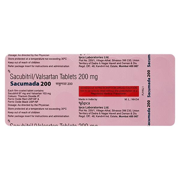 SACUMADA 200 Tablet 14's