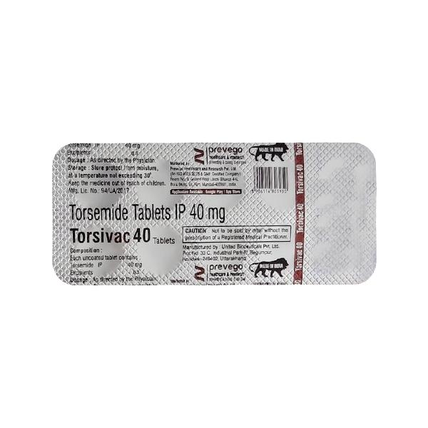 TORSIVAC 40 Tablet 10's