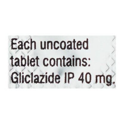 Diabend 40mg Tablet 10'S