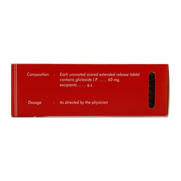 Diamicron XR 60mg Tablet 14'S