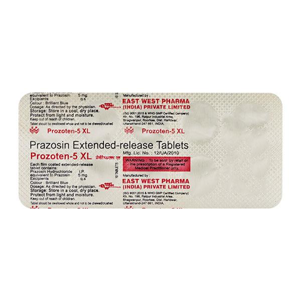 Prozoten XL 5mg Tablet 10'S