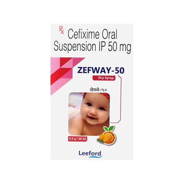ZEFWAY 50 Orange Flavour Dry Syrup 30ml