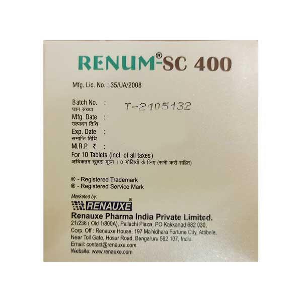 RENUM SC 400 Tablet 10's