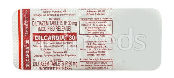 Dilcardia 30mg Tablet 10'S