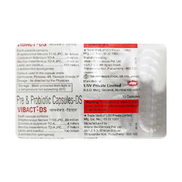 Vibact DS Capsule 10'S
