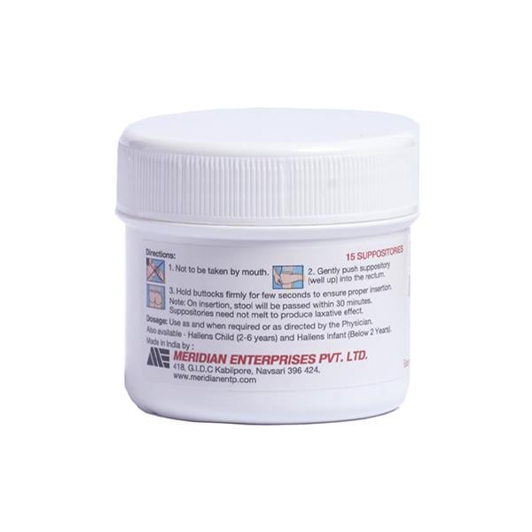 HALLENS ADULT (3G) Suppositories 15's