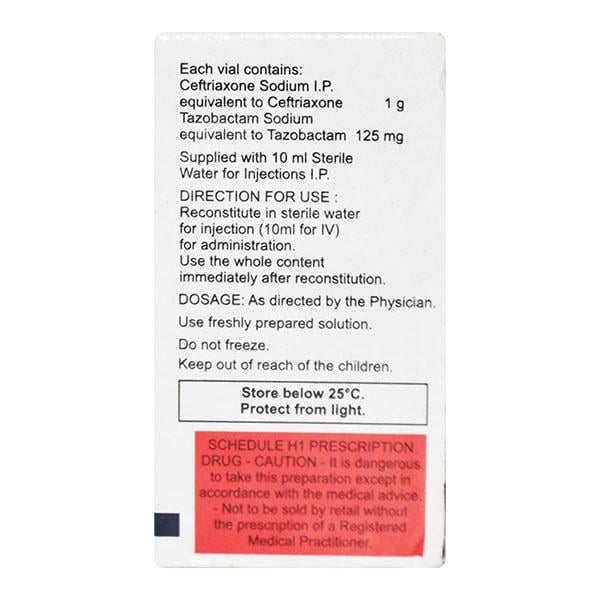 Cefera T 1000/125mg Injection 10ml
