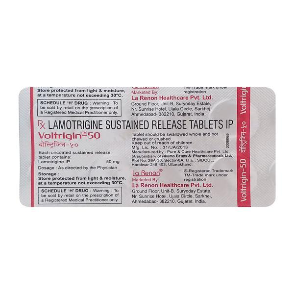 Voltrigin 50mg Tablet 10'S