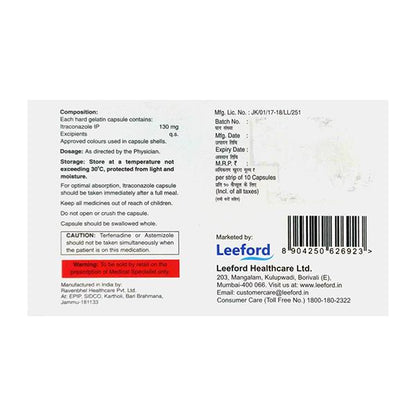 ITROMED SB 130 Capsule 10's