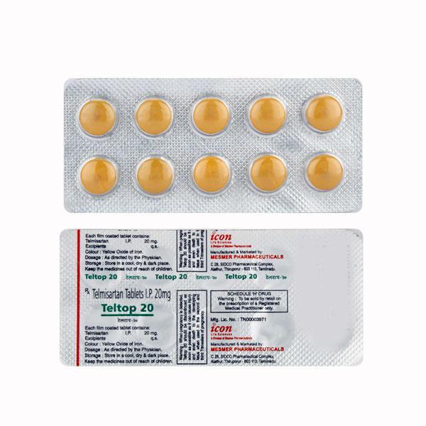 Teltop 20mg Tablet 10'S