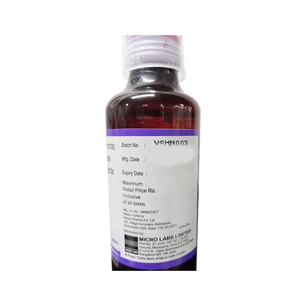 VENTRYL D SUGAR FREE Cough Syrup 100ml