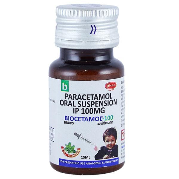 BIOCETAMOL 100mg Oral Drops 15ml