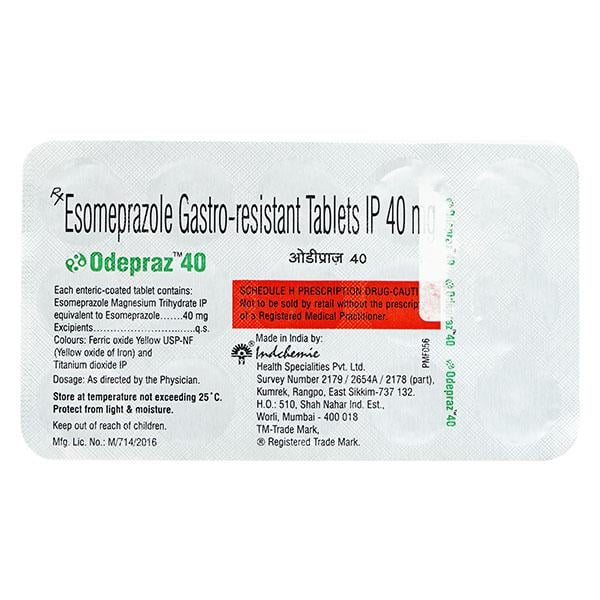 ODEPRAZ 40 Tablet 15's