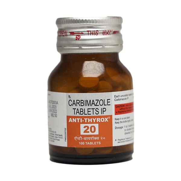 Anti Thyrox 20mg Tablet 100'S