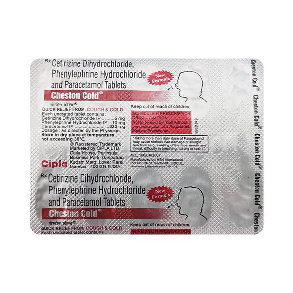 CHESTON COLD(AMBER) Tablet 10's