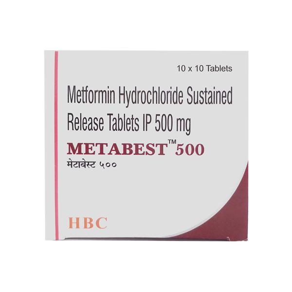 Metabest 500mg Tablet 10'S
