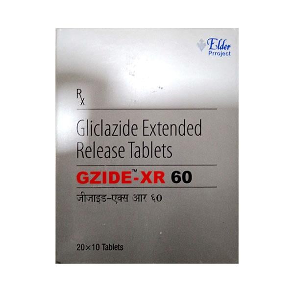 Gzide XR 60mg Tablet 10'S
