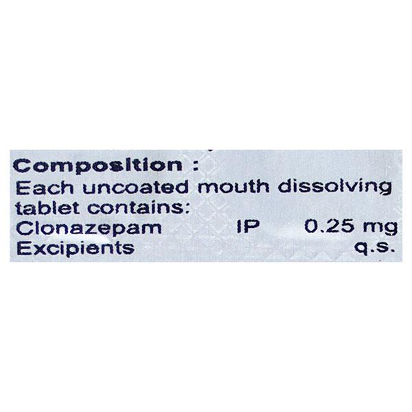 CLOTAS MD 0.25 Tablet 15's