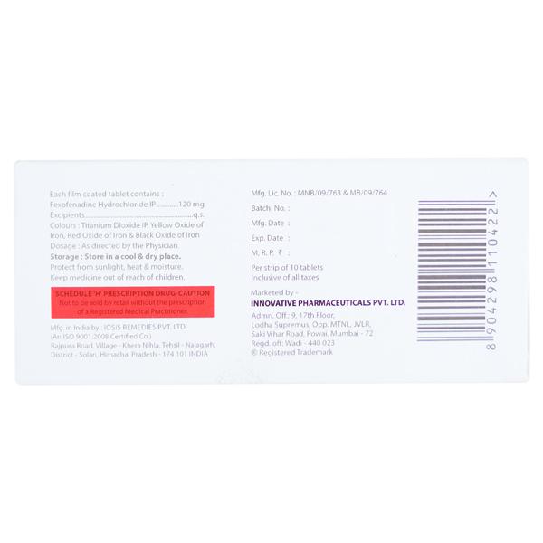 FEXOPRIDE 120 Tablet 10's