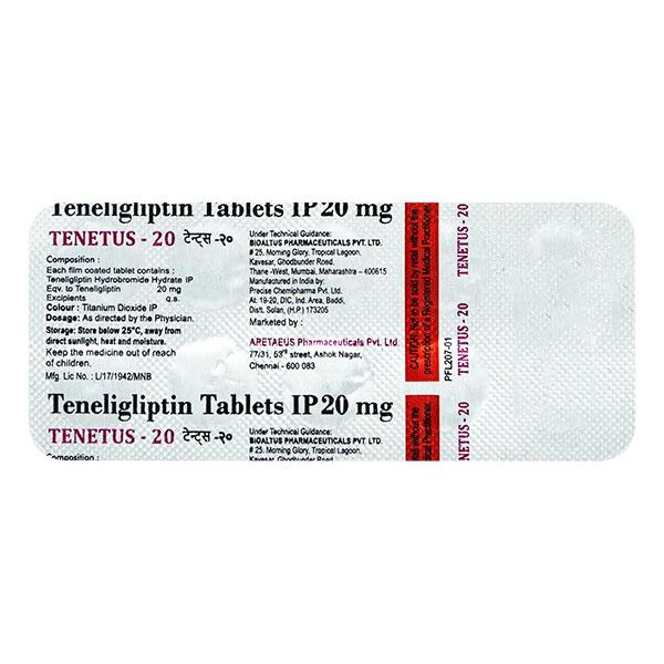 TENETUS 20mg Tablet 10's
