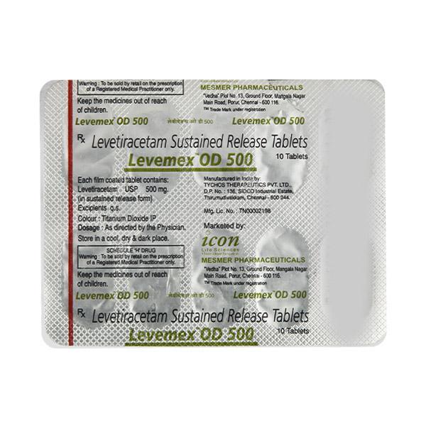 Levemex OD 500mg Tablet 10'S
