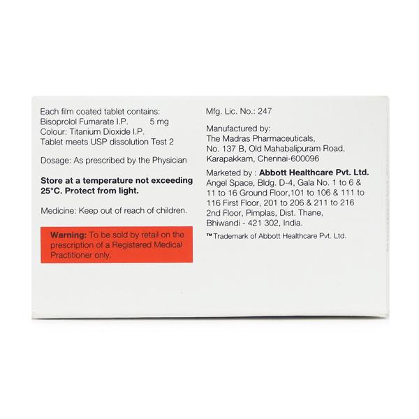 Bisosafe 5mg Tablet 10'S