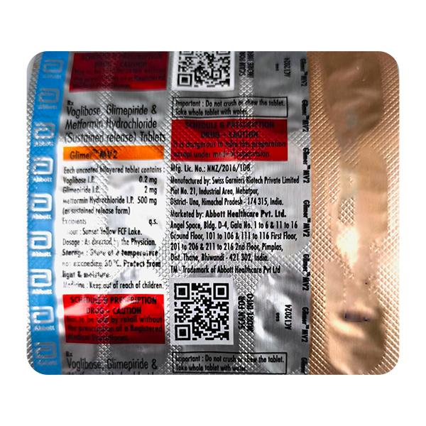 GLIMER MV2 Tablet 15's