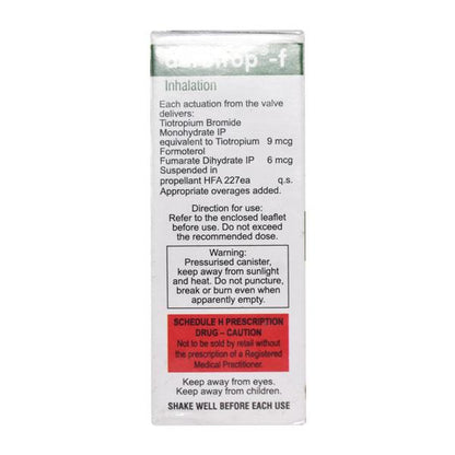 Aerotrop F Inhaler 180Md