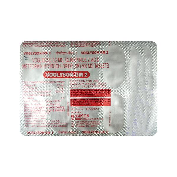 Voglyson GM 2mg Tablet 10'S