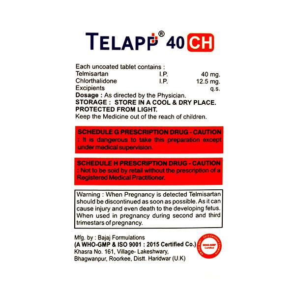 TELAPP 40mg Tablet 10's