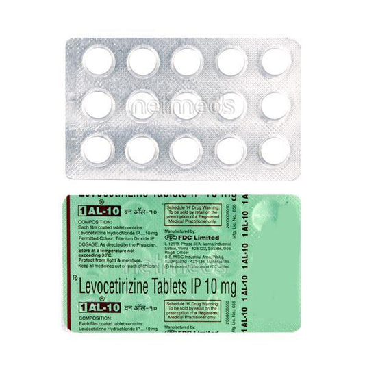 1 AL 10mg Tablet 15'S - Global Surgicals