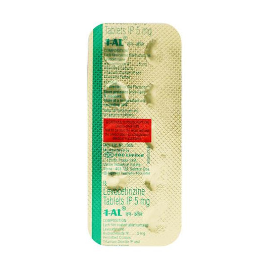 1 AL 5mg Tablet 10'S - Global Surgicals