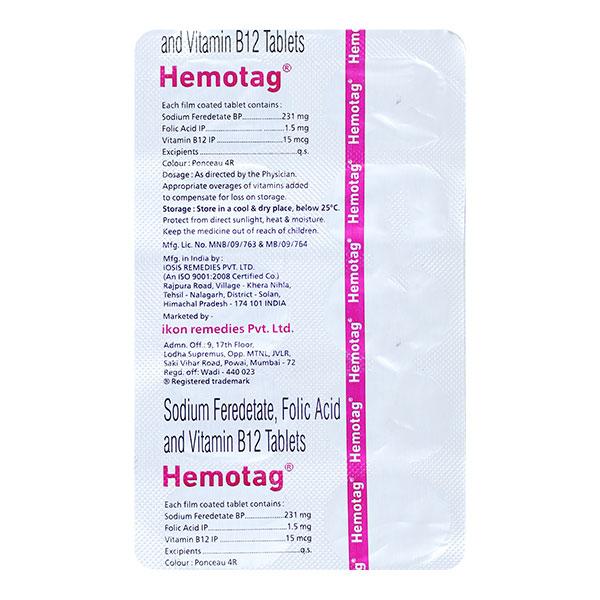 HEMOTAG Tablet 10's