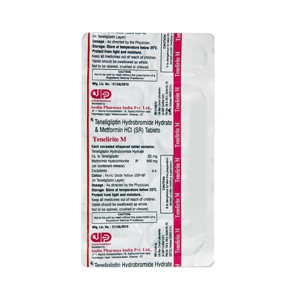 Tenelirite M Tablet 10'S