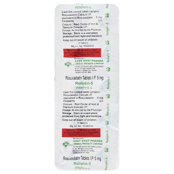 Roliptin 5mg Tablet 10'S