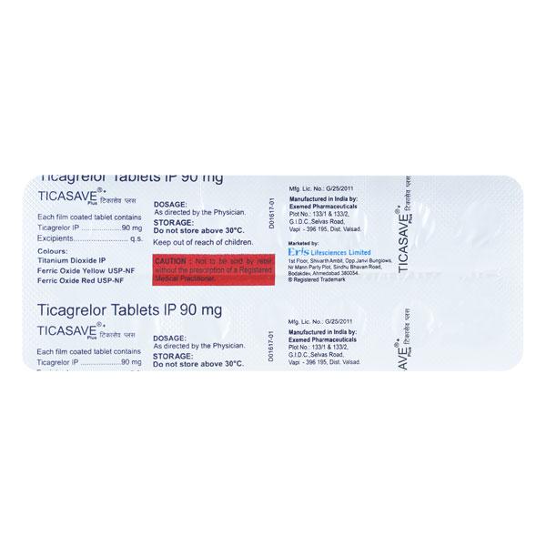 TICASAVE PLUS Tablet 14's